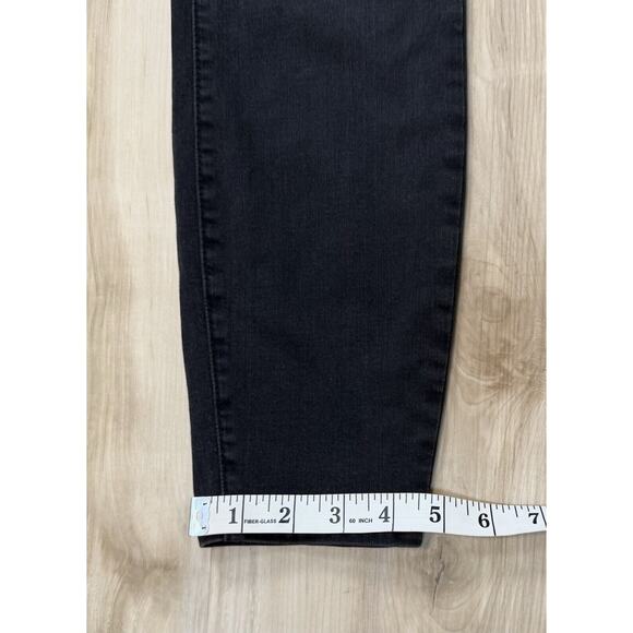 L’Agence Margot Skinny Jeans Dark Graphite Black Grey Stretch $270 Size 30 x26L - Picture 15 of 16